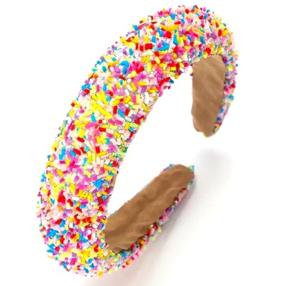 COLORFUL CONFETTI HEADBAND in Multi-Color
